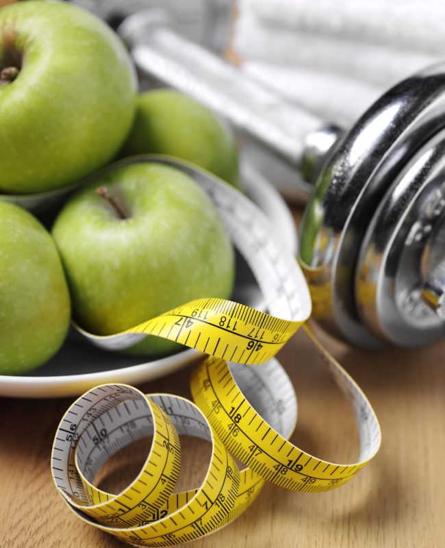 Apples and Weights for a Healthy Lifestyle